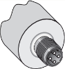Picture of Ind.andur IME, M18, Sn=8mm, Shielded, PNP-NC, kere 69mm, pistik M12 4-pin, SICK